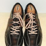 Men’s Cole Haan Black & Brown Leather & Suede Sport Oxfords w/Beige Laces SZ 10M