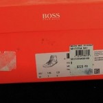 Mens HUGO BOSS Orange Miles/Mid Purple Suede/Leather Logo Sneakers Shoes 8 $225