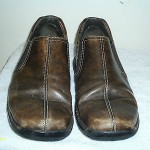 COLE HAAN SLIP ONS SHOES BROWN LEATHER SIZE 11