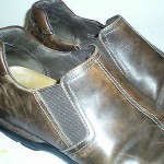COLE HAAN SLIP ONS SHOES BROWN LEATHER SIZE 11
