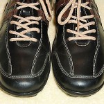 Men’s Cole Haan Black & Brown Leather & Suede Sport Oxfords w/Beige Laces SZ 10M