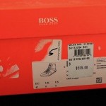 Mens HUGO BOSS Orange Miles/Mid Purple Suede/Leather Logo Sneakers Shoes 9 $225
