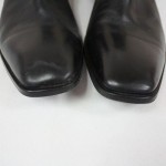 BOSS HUGO BOSS Mens Black Leather Ankle Boots! US 12