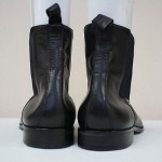 BOSS HUGO BOSS Mens Black Leather Ankle Boots! US 12
