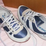Men’s DIESEL Tennis Shoe Sneaker Indigo Blue White Tennis Shoes 8.5 Box