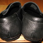 HUGO BOSS 50180916 MENS BLACK Driving Moccasins PEBBLED LEATHER LOAFERS SIZE 8.5