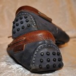 Cole Haan Nike Air Grant Driving Moccasin Size 10 1/2 Mens Black & Brown Shoes