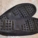 Cole Haan Nike Air Grant Driving Moccasin Size 10 1/2 Mens Black & Brown Shoes