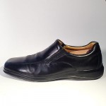 COLE HAAN SHOES LEATHER BLACK NIKE AIR SLIP ON MENS SIZE 12M