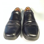 COLE HAAN SHOES LEATHER BLACK NIKE AIR SLIP ON MENS SIZE 12M