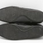 Mens shoes HUGO BOSS black patent leather velcro fashion sneakers sz 12 US 45 EU