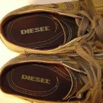 Diesel Exeter Mens Tennis Shoe’s Brown Leather Mens Size 11 Fashion Sneakers