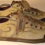 Diesel Exeter Mens Tennis Shoe’s Brown Leather Mens Size 11 Fashion Sneakers