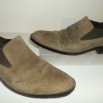 Mens Cole Haan Light Brown Suede Shoes Size 8.5 1/2 Slip On Loafers