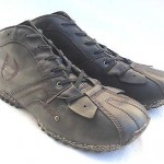 DIESEL ANKLE BOOTS CASUAL SHOES DARK GRAY LEATHER MENS US 10, UK 9, EUR 43 NICE