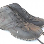 DIESEL ANKLE BOOTS CASUAL SHOES DARK GRAY LEATHER MENS US 10, UK 9, EUR 43 NICE