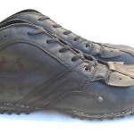 DIESEL ANKLE BOOTS CASUAL SHOES DARK GRAY LEATHER MENS US 10, UK 9, EUR 43 NICE
