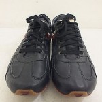Diesel ‘Parandy’ Black Leather Men’s Fashion Casual Sneakers US Men’s 9.5/42.5