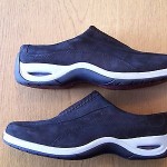 Men’s Cole Haan Nike Air Black suede slip on loafers, driving shoes 10.5 M NICE