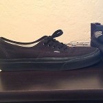 Black Vans Size 8 Great Condition