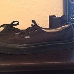 Black Vans Size 8 Great Condition