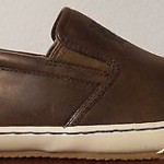 NWB Men’s COLE HAAN Slip On Leather Air Braeden Size 9 Bison/Salt (Brown/Beige)