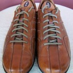 Men’s COLE HAAN  Tan Leather 7-Eyelet Oxfords/Shoes Vibram Soles 10M NWOB