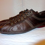 Men’s Hugo Boss All Leather Sneakers Brown 46 12.5-13