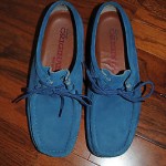 Clarks Originals Supreme Wallabee  8.5  Nubuck Leather Shoe Boot Carolina Blue
