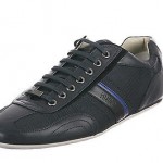 Hugo Boss Men’s Red Thatoz Sneakers In Midium Blue(50227208-429)