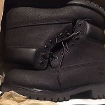 Black Timberland Brand New Scuffproof Boots size 10