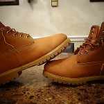 Timberland 6′ Premium Mens Boot 10.5 Honey Wheat Nubuck 41022