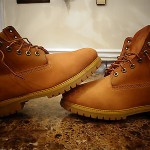 Timberland 6′ Premium Mens Boot 10.5 Honey Wheat Nubuck 41022