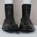 BOSS HUGO BOSS Mens Black Leather Ankle Boots! US 12