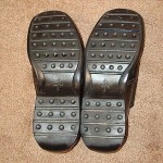 COLE HAAN, SZ 9M, BLACK LEATHER ZENO SLIP-ONS ,SHOES, LK NU