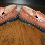 Mens COLE HAAN Leather Loafers size 9.5 Medium Slip-on shoes