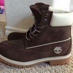 Timberland Men’s 6-Inch Premium Waterproof Boot Brown Nubuck 8 Chocolate Tan