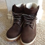 Timberland Men’s 6-Inch Premium Waterproof Boot Brown Nubuck 8 Chocolate Tan