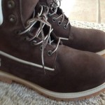 Timberland Men’s 6-Inch Premium Waterproof Boot Brown Nubuck 8 Chocolate Tan