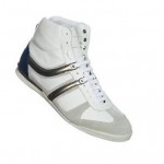 HUGO BOSS Mens Shoes KNOB MID White Trainers NEW US sizes 10, 11