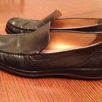 Men’s Cole Haan Nike Air Black Leather Slip On Loafer Shoe-Sz 10M