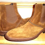 Beautiful Hugo Boss Brown Suede Rubber Sole Boots Winter Dress Casual Sz 9 ITALY