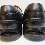 COLE HAAN Men’s Black Leather Loafer Nike Air Soles 9-M