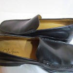 COLE HAAN Men’s Black Leather Loafer Nike Air Soles 9-M