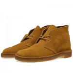 CLARKS DESERT BOOT AMBER GOLD SUEDE BRAND NEW SIZE 8.5