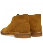 CLARKS DESERT BOOT AMBER GOLD SUEDE BRAND NEW SIZE 8.5