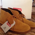 CLARKS DESERT BOOT AMBER GOLD SUEDE BRAND NEW SIZE 8.5