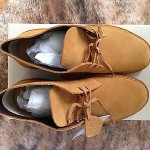CLARKS DESERT BOOT AMBER GOLD SUEDE BRAND NEW SIZE 8.5
