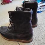 $355 Timberland Boot Company blacke winter 2012 moc toe brown boots 11 mens NEW