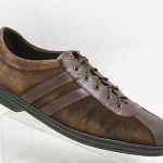 COLE HAAN Italy BRAGANO brown suede brushed leather lace sneakers oxfords 9.5 M